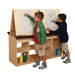 Natural Environment Art Center for Four with Brown Trays