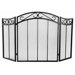 Arched 3 Panel Fireplace Screen