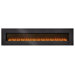 Electric Fireplace Insert with Glass
