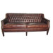 Daniel Leather/Jute Sofa
