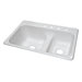 Deluxe 33" x 22" Kitchen Sink