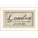 London 461Km Framed Art