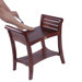 Symmetry Teak Contemporary Shower Bench