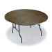Round Banquet Table with Plywood Top