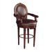 Dragonfly Tight Back Leather Swivel Bar Stool