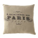 "Paris" Square Pillow