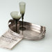 Entertaining "Joyeux" Noel Oval Serving Tray