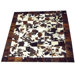 Bronze Piping Haired Cowhide Rug