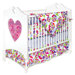 Heart Throb 4 Piece Crib Bedding Set