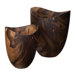 Dry Marbled Wood Vase