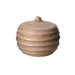 Terraced Wood Jar