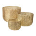 Brass Twisted Wire Tub Box and Bin (Set of 2)