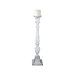 Tall Glass Knight Pillar Holder