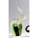 Glass Elephant Sculpture