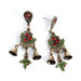 Noel Christmas HollyBells Crystal Earrings