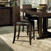 Portland Wood Back Pub Chair in Distressed Dark Rich Tobacco
