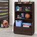 Solutions Bookcase in Distressed Brown Cherry