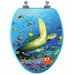 3D Ocean Series Elongated Toilet Seat