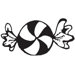 Mounted Rubber Peppermint Stamp