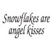 Mounted Rubber Angel Kisses Stamp