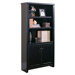 Tribeca Loft 70" H Black Lower Door Bookcase