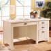 Tribeca Loft White Single Pedestal Computer Desk