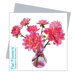 Flat Flowers Greetings in Dahlia