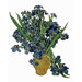 Flat Flowers Greetings Van Gogh in Irises