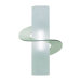 Solune One Light Wall Sconce in Satin Nickel with Single Twist