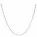 Sterling Silver Singapore Chain Necklace
