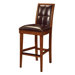 Hudson Dining Biscuit Back Bar Stool in Mocha (Set of 2)