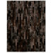 Patchwork Cowhide Linea Brownie Rug