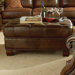 Windsor Court Leather Cocktail Ottoman