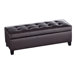 Claro Faux Leather Storage Bench