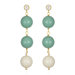 Timeless Beauty Crystal Jade Pearl and Crystal Pearl Gabrielle Earrings