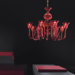 Profondo Rosso 8 Light Chandelier
