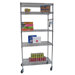 Five Tier NSF Shelving Rack in Chrome