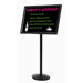 Dual Capability Neon Marker board and Menu or Poster Holder