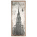 Natural Jute Canvas Art with 'New York' Design