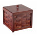 Bar Woven Mahogany Ice Bucket