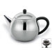 28 Oz Teapot with Black Handle in Satin