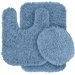Jazz Shaggy Bath Rug (Set of 3)