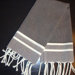 Fouta Herringbone Stripe Guest Towel
