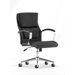 Midback Leather Executive Task Chair with Arms