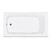 Integrity 60" x 30" Soaker Tub with Integral Skirt on Right
