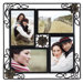 Flower 4-Opening Picture Frame