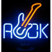 Rock Guitar Neon Sign