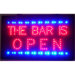 Bar is Open LED Sign