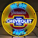 Chevrolet Neon Sign with Silkscreen Backing