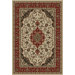 Barclay Ivory Medallion Kashan Rug